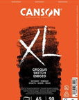 בלוק נייר אקוורל Canson XL 90 גרם בכריכת ספירלה - A3/A4/A5