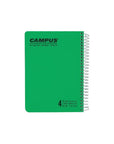 מחברת ספירל פוליו שורה 4 נושאים CAMPUS נייר משובץ