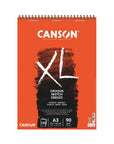 בלוק נייר אקוורל Canson XL 90 גרם בכריכת ספירלה - A3/A4/A5