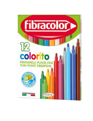 חבילה טושים בצבעים X12