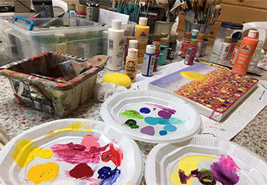 צבע אקריליק אמסטרדם 250 מ"ל - צהוב אדום נאפולי בהיר 292