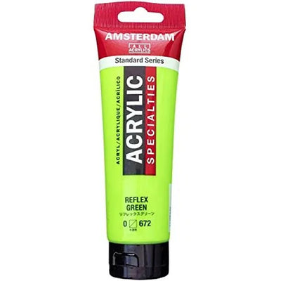 צבע אקריליק אמסטרדם טלנס 250 מ"ל - Reflex green 672