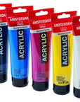 צבעי אקריליק - 120 מ"ל - Amsterdam – 267. Azo yellow lemon