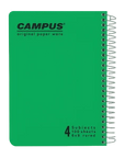 מחברת ספירל פוליו שורה 4 נושאים CAMPUS נייר משובץ