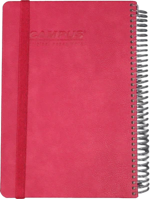 מחברת ספירל כריכה קשה B5 שורות עם גומיה CAMPUS