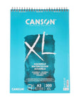 בלוק נייר אקוורל Canson XL 300 גרם בכריכת ספירלה A4
